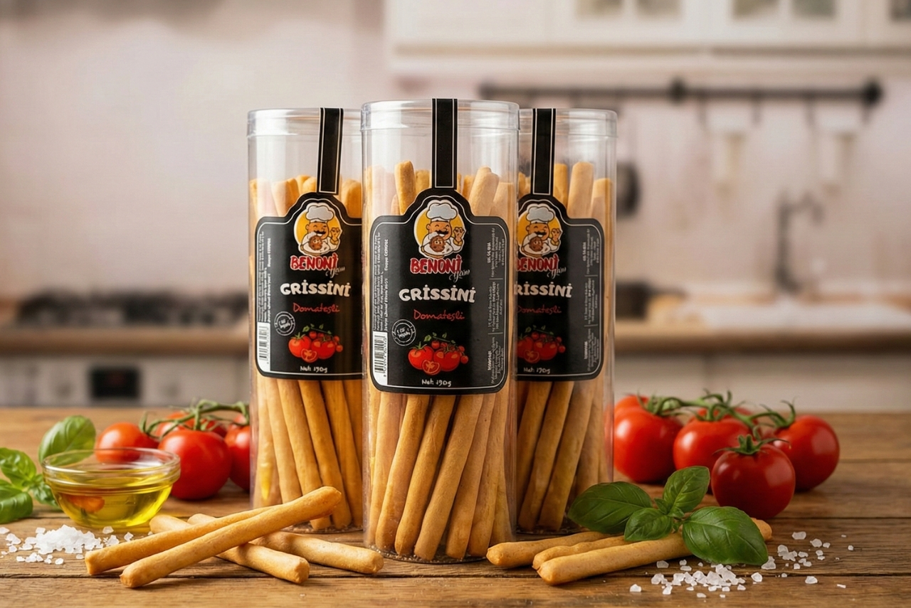 Domatesli Grissini